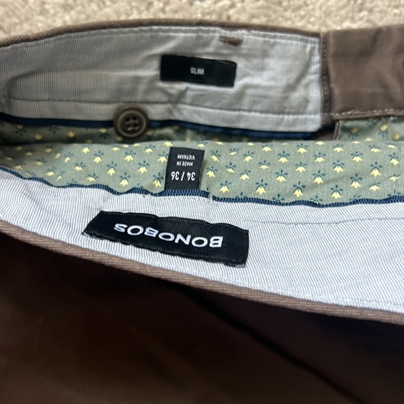 Lightly Worn Brown Bonobos Men’s Pant - Picture 3 of 3